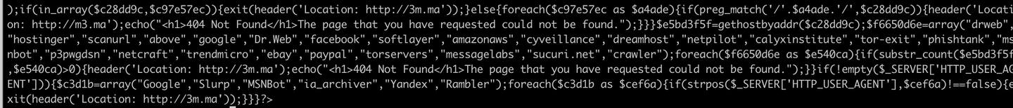 looking for any IPs that may be flagged as malicious.